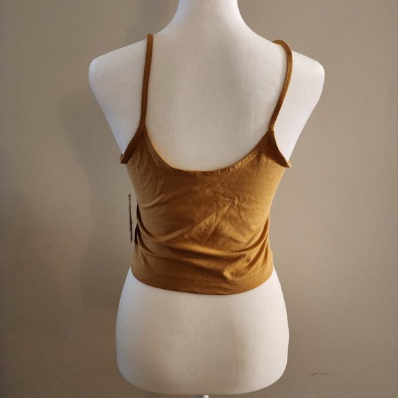 BP Strap Shoulder Crop To - Tan - Size M NWT - Picture 2 of 3